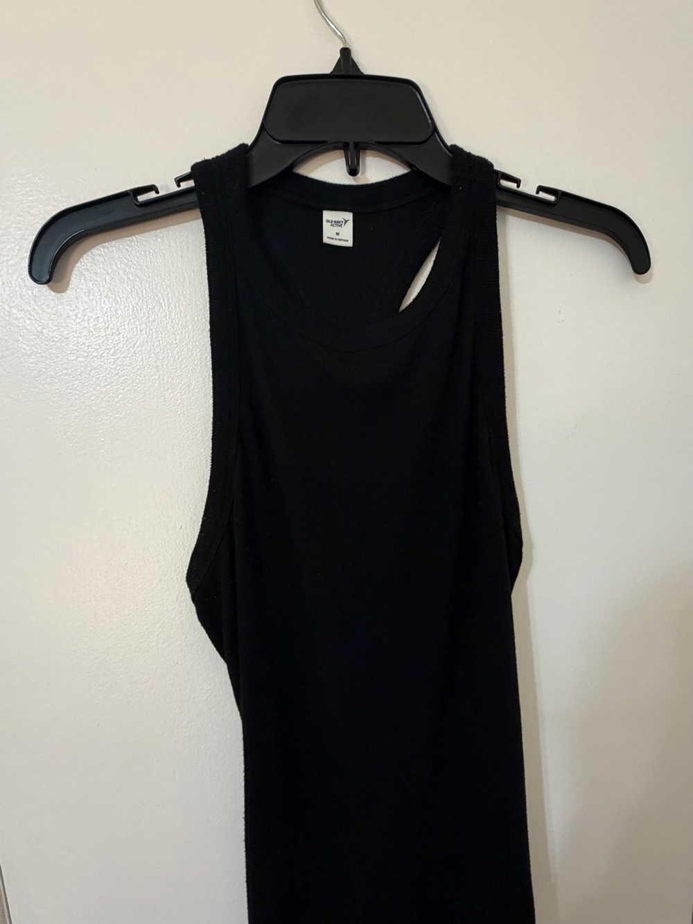 Old Navy Black Ribbed Sleeveless Tank